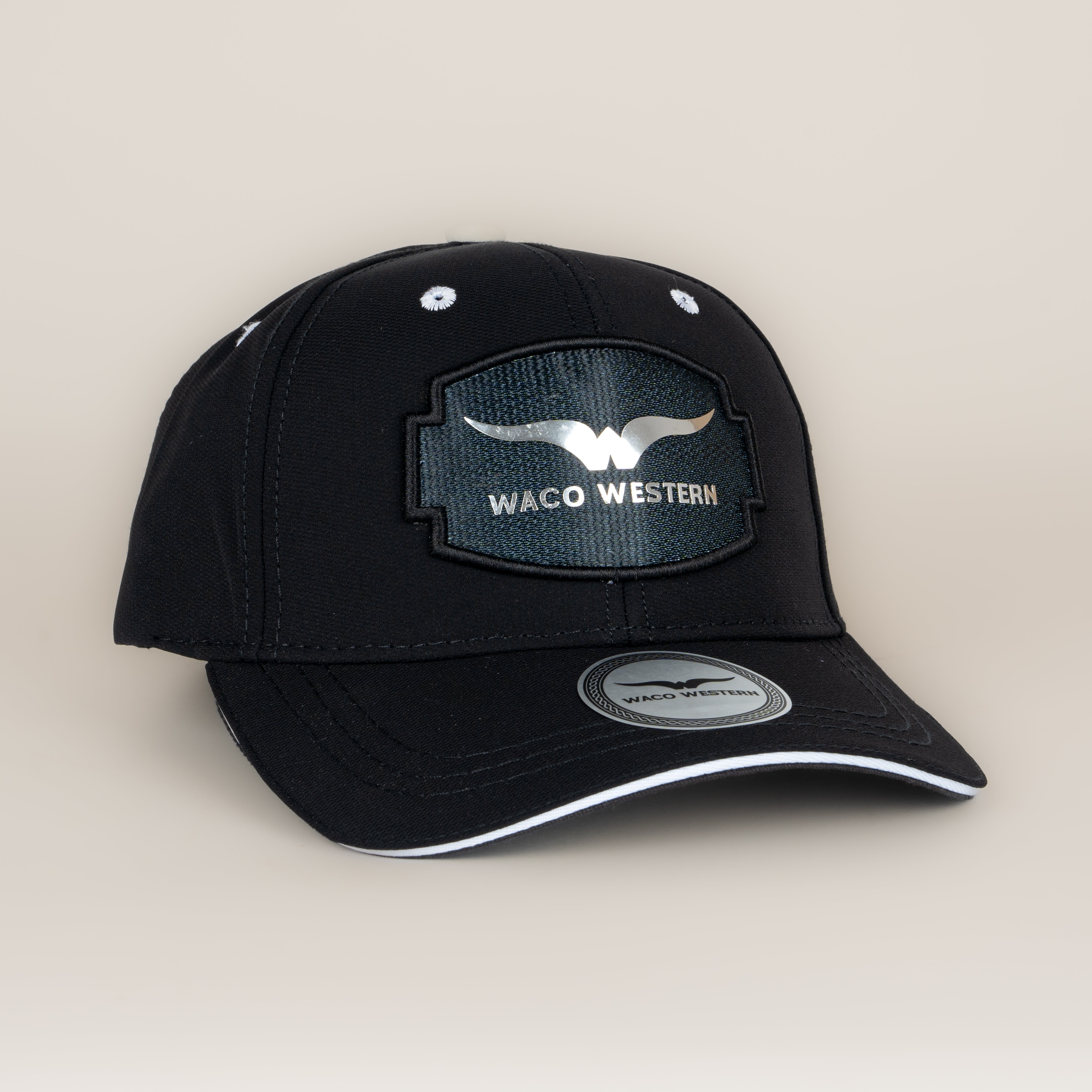 Gorra Waco Western Houston Black White