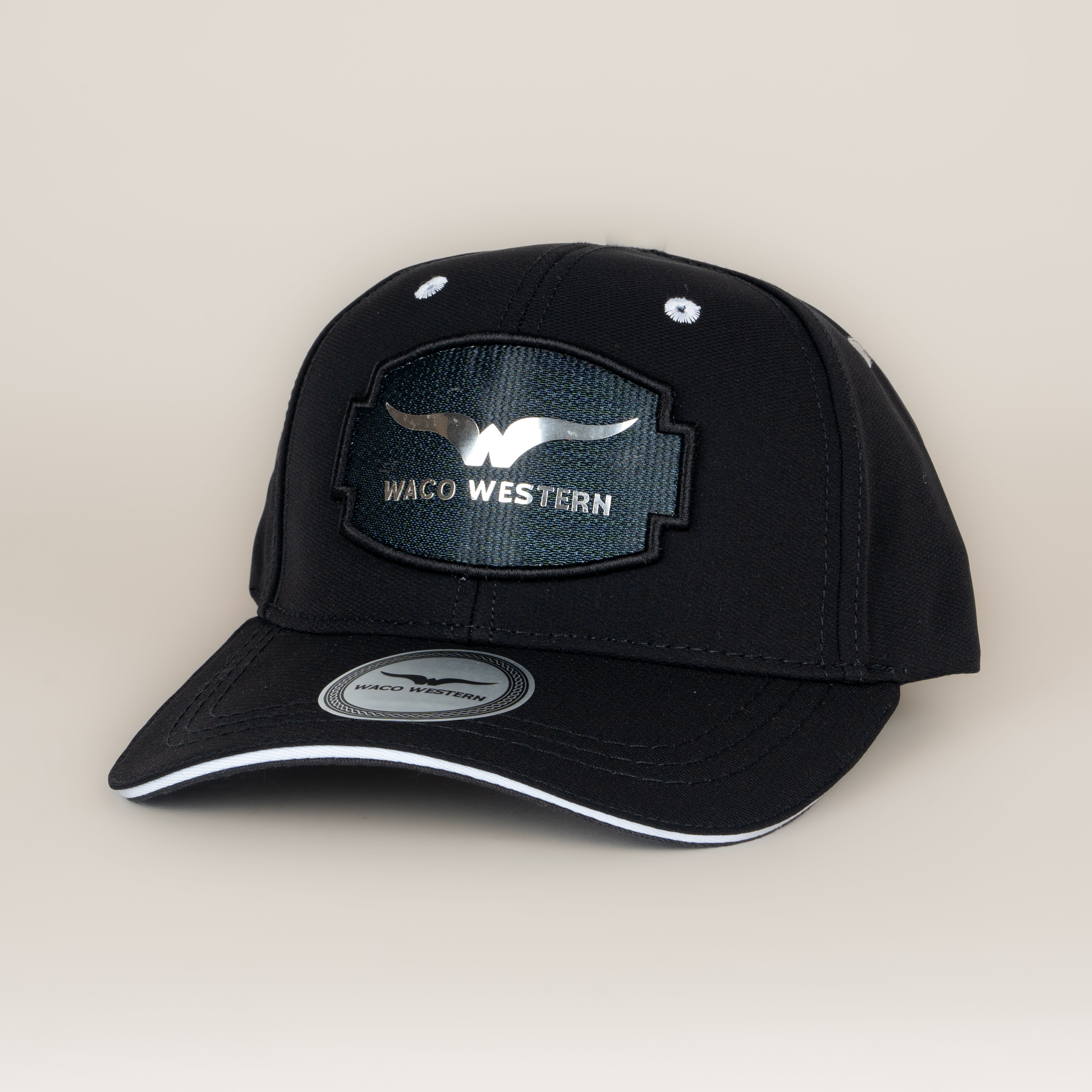 Gorra Waco Western Houston Black White