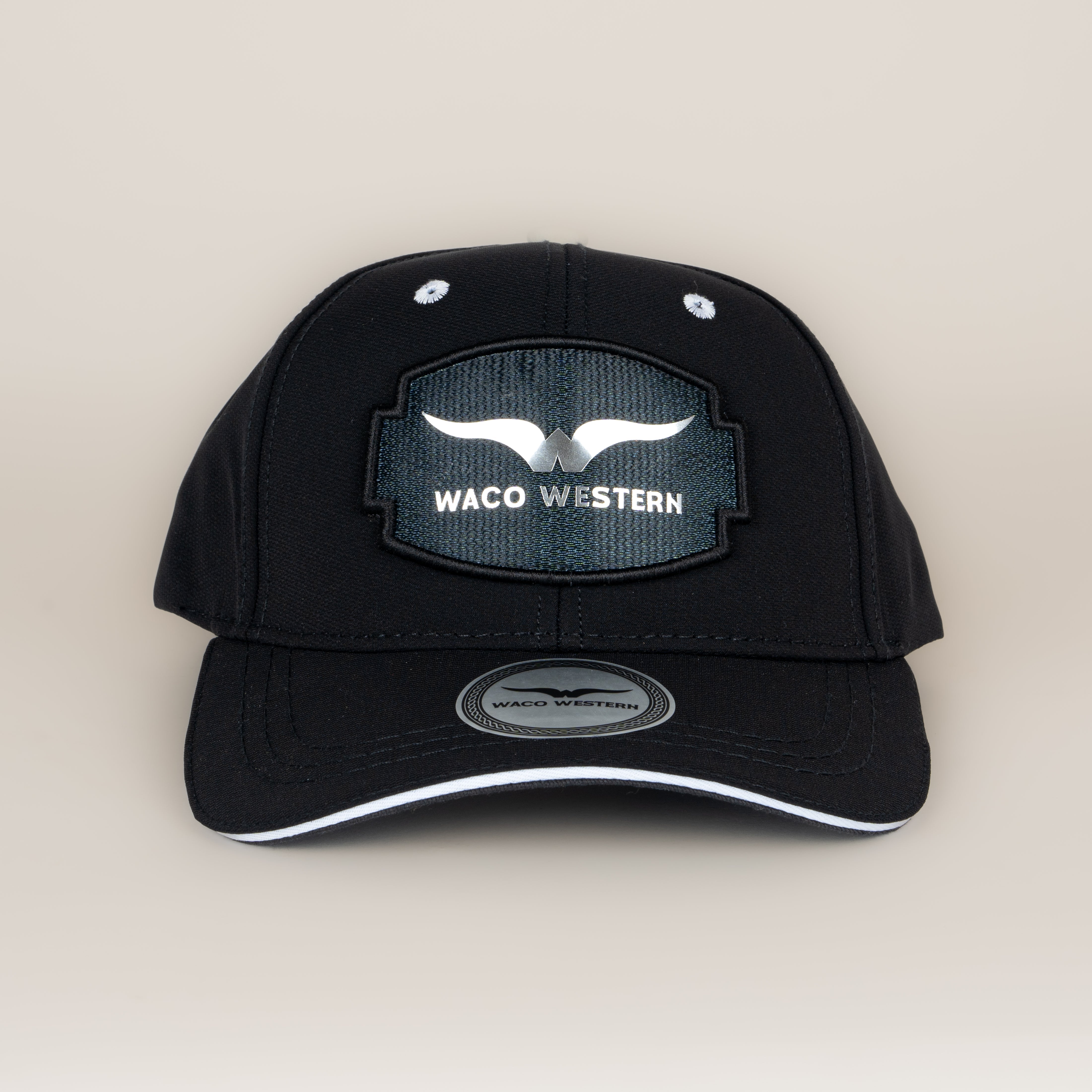 Gorra Waco Western Houston Black White