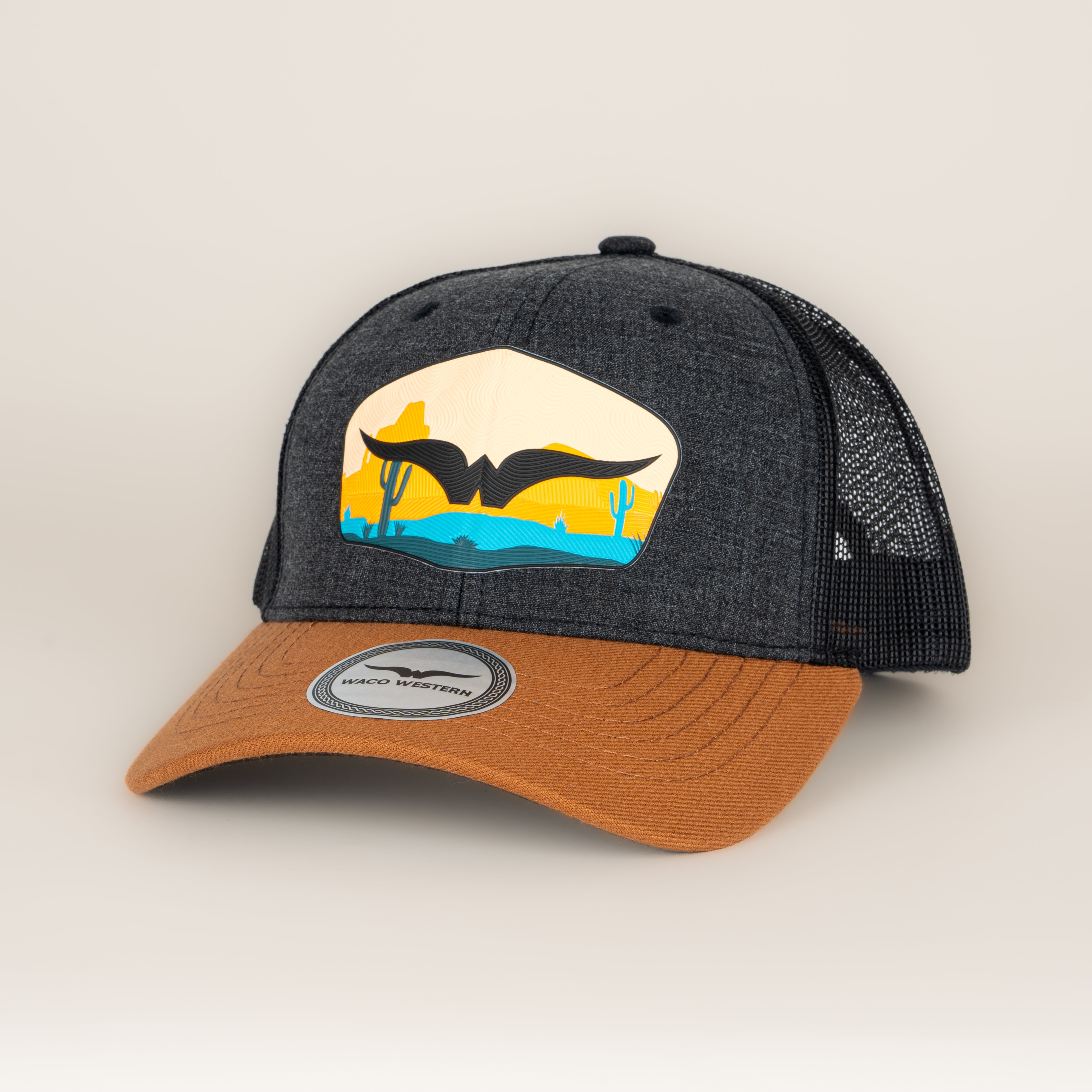 Gorra Waco Western San Antonio Grey Camel