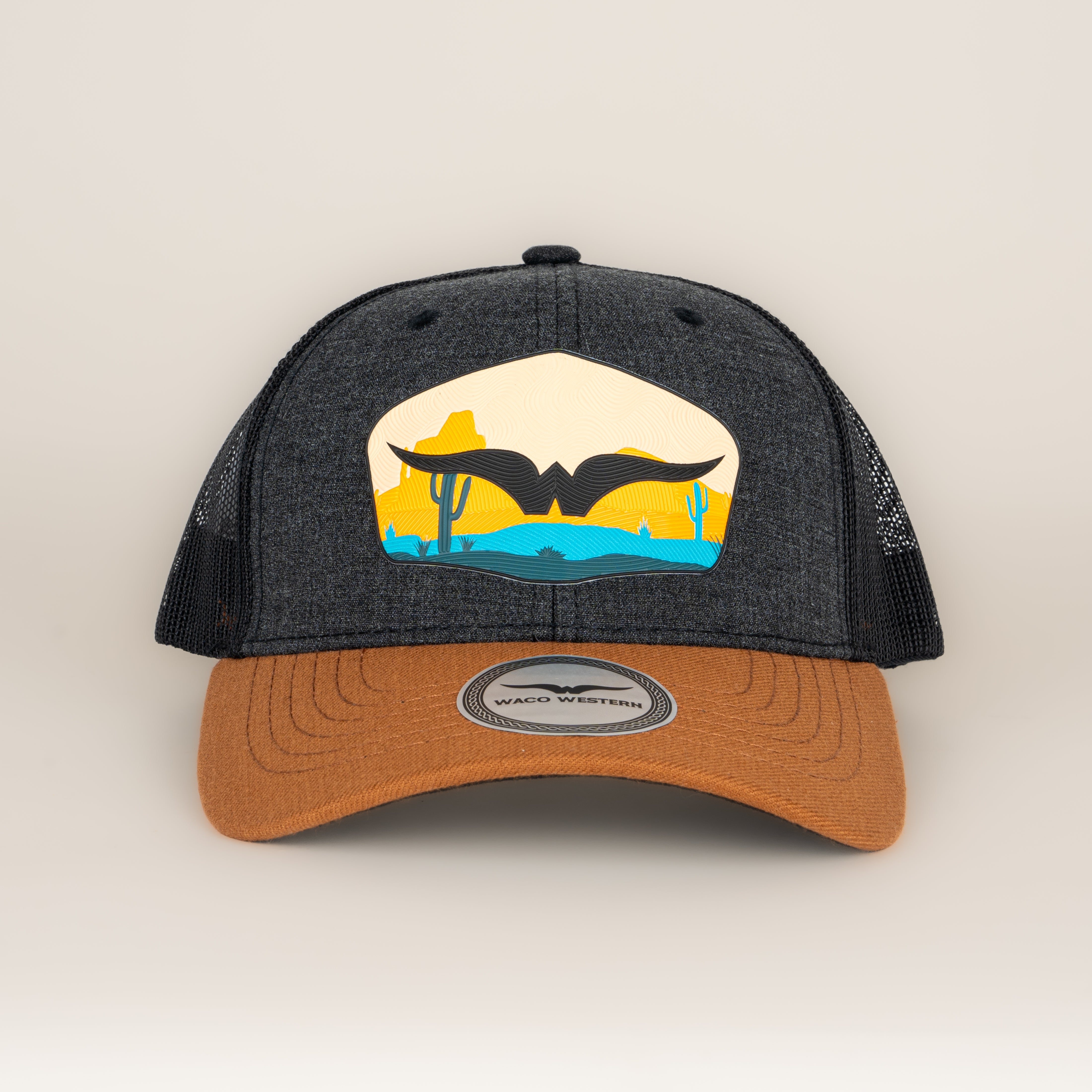Gorra Waco Western San Antonio Grey Camel