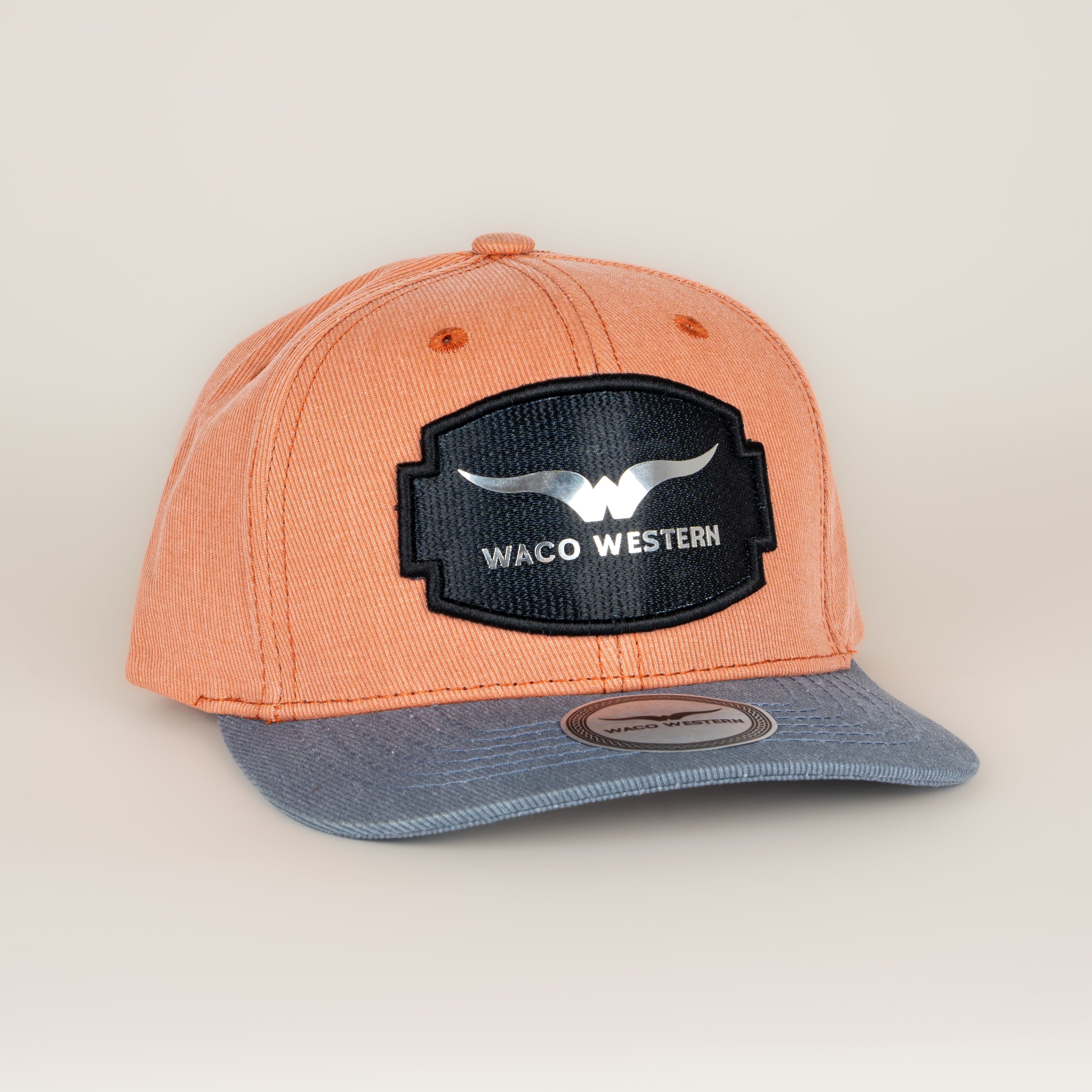 Gorra Waco Western Houston Orange Navy