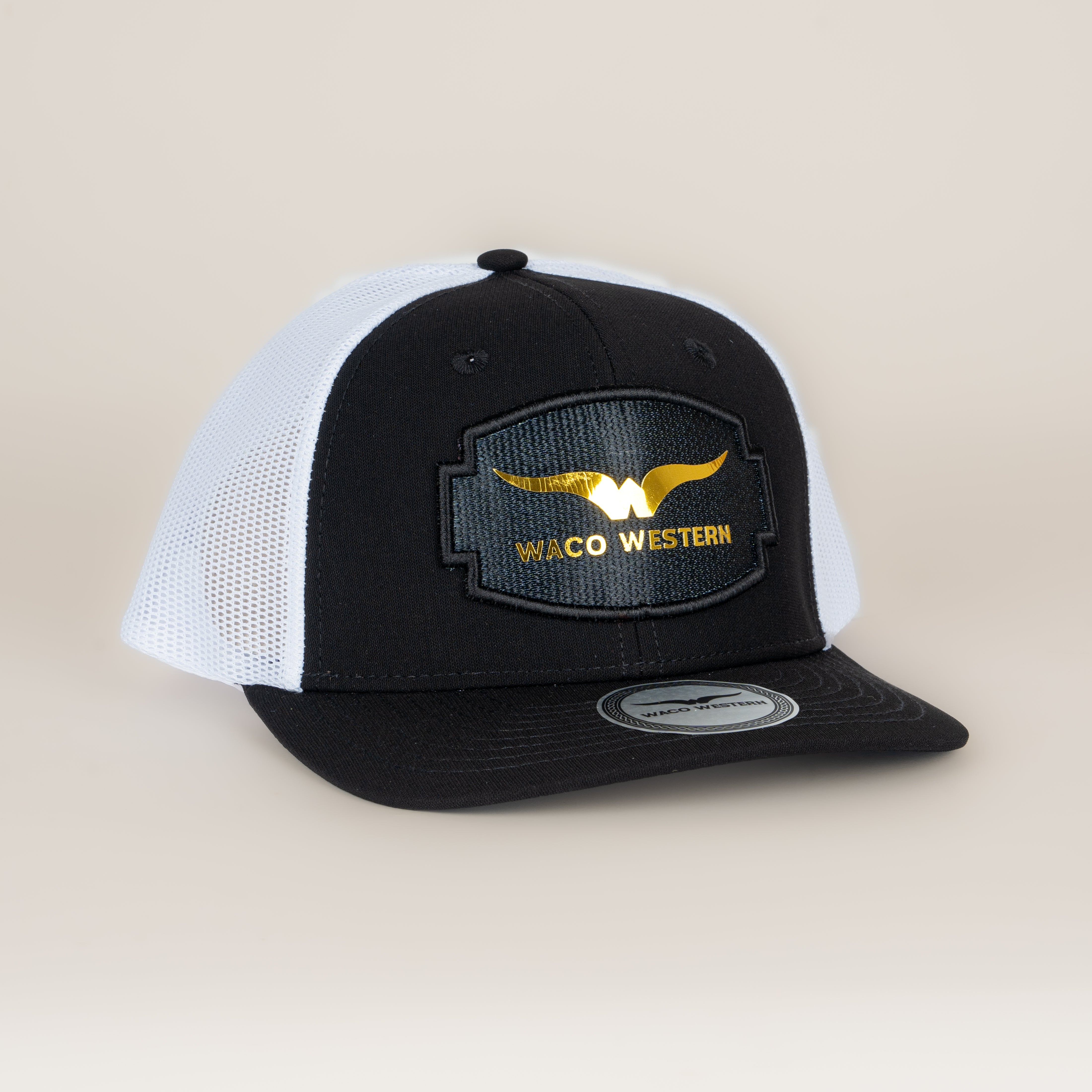 Gorra Waco Western Houston Black White