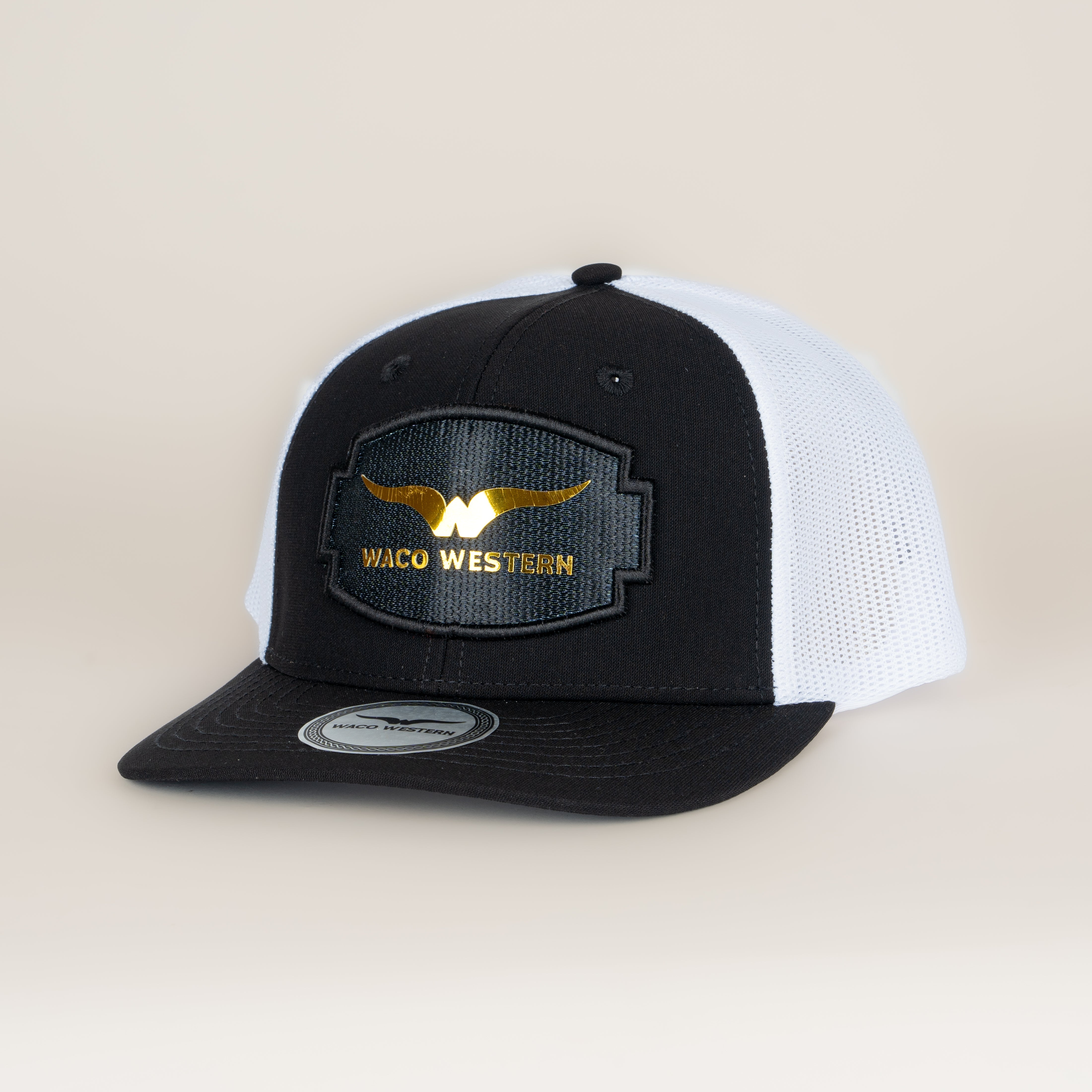 Gorra Waco Western Houston Black White