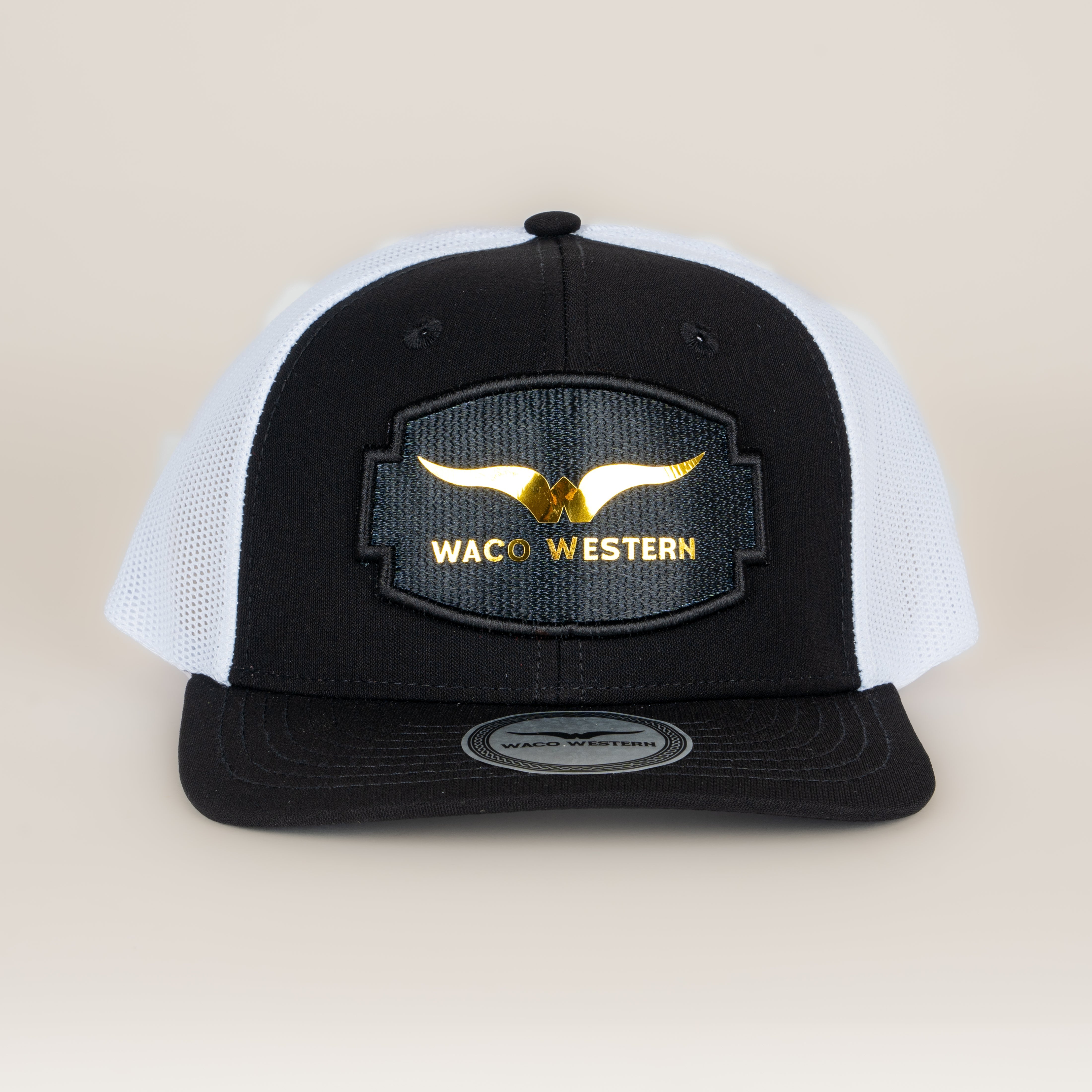 Gorra Waco Western Houston Black White