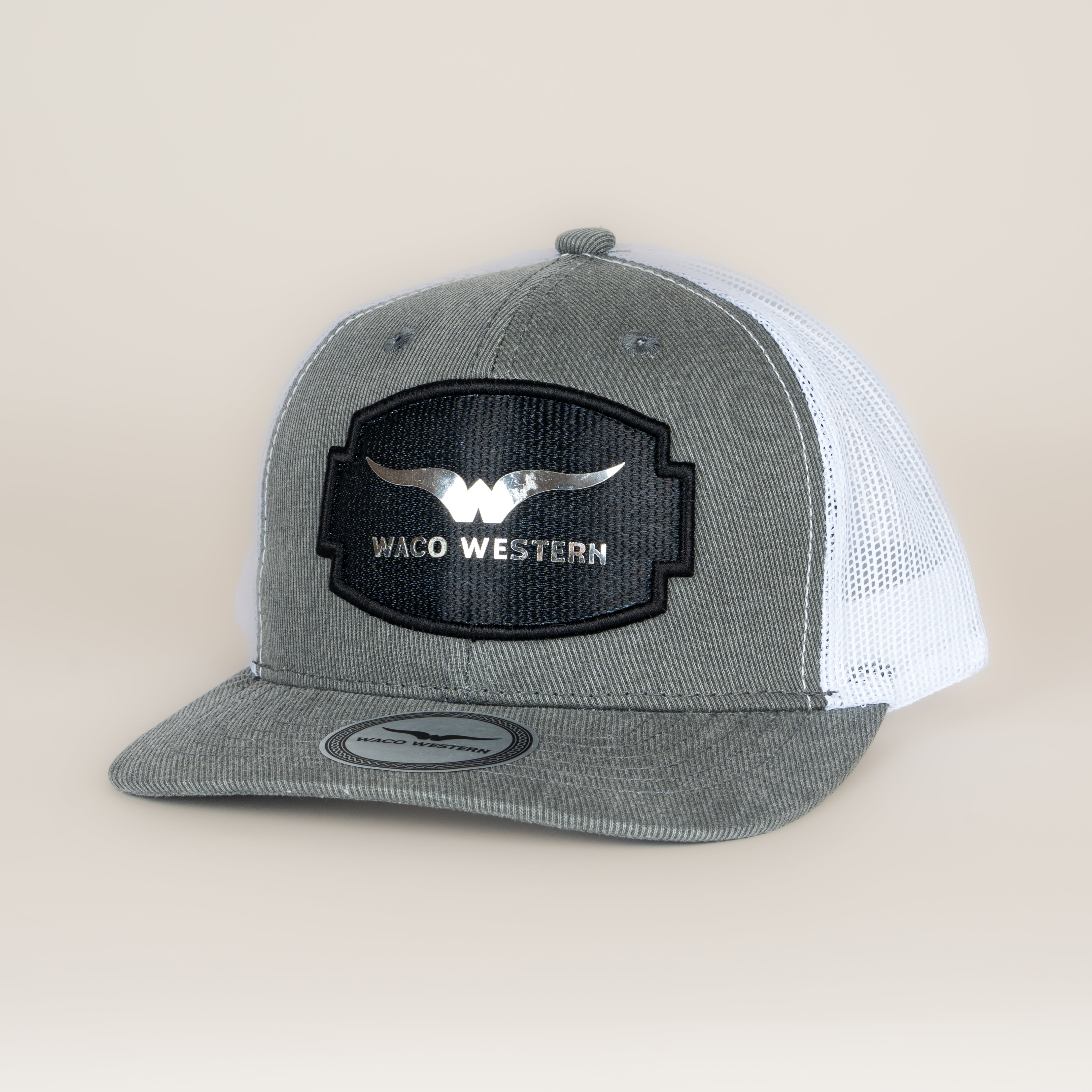 Gorra Waco Western Houston Grey White