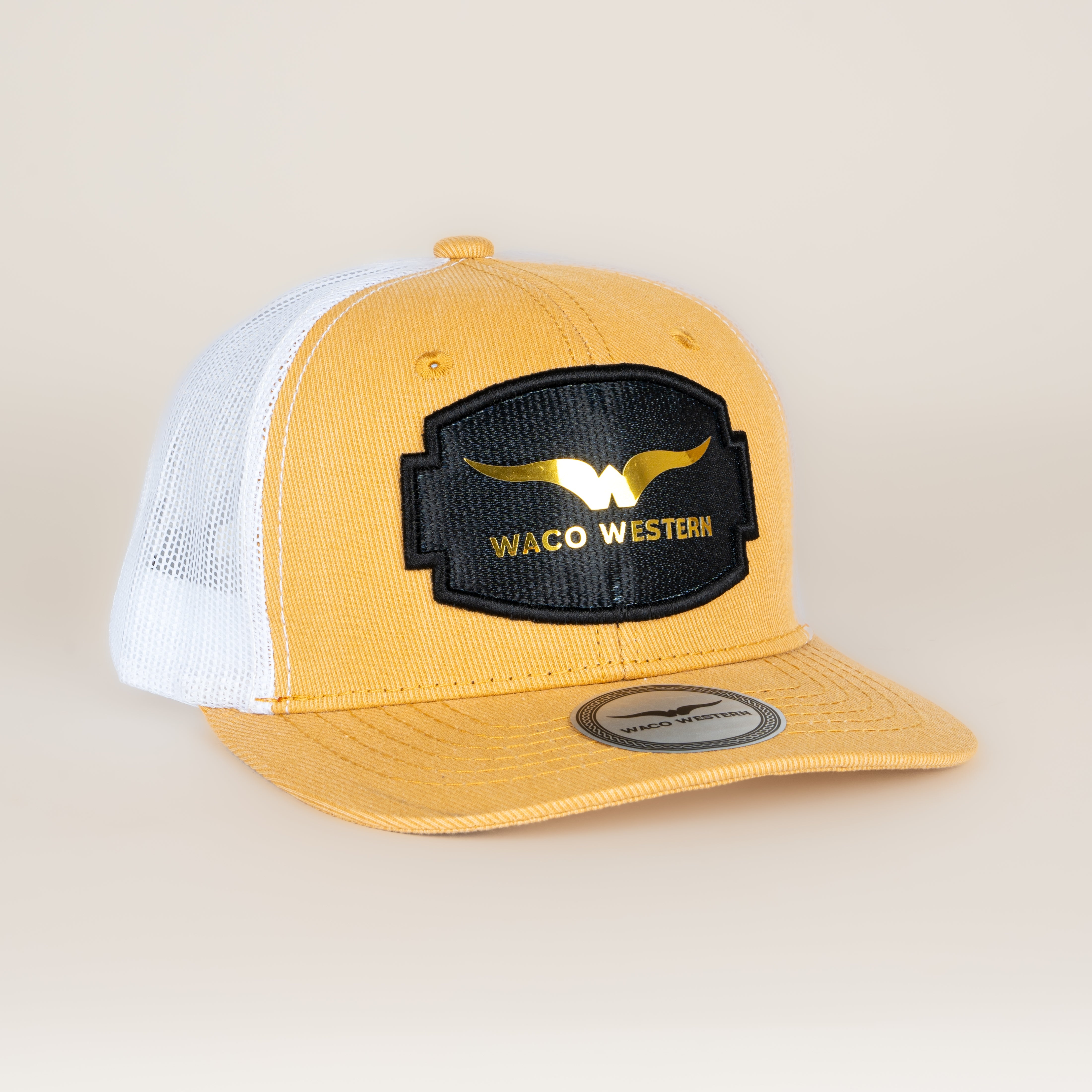 Gorra Waco Western Houston Mango White