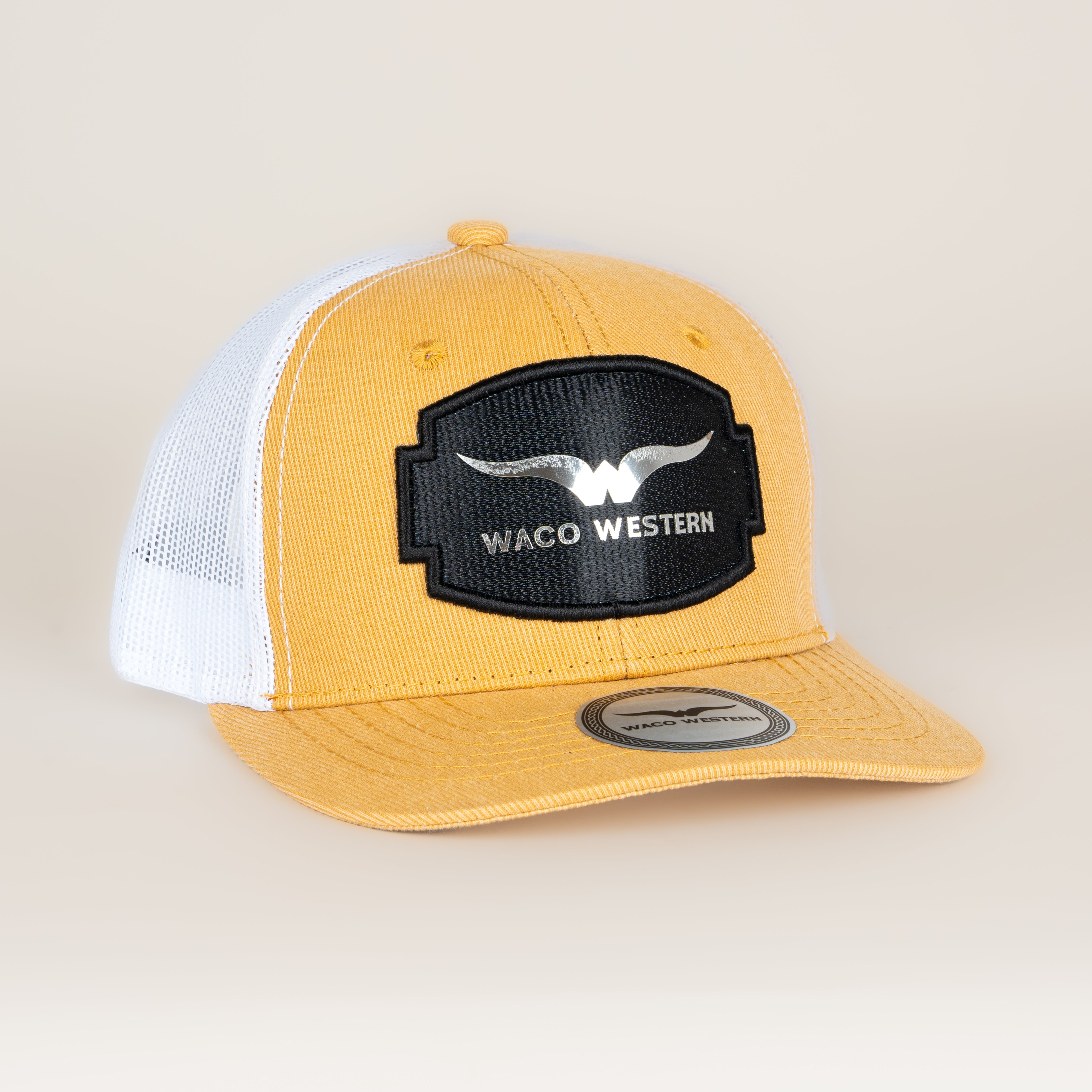 Gorra Waco Western Houston Mango White