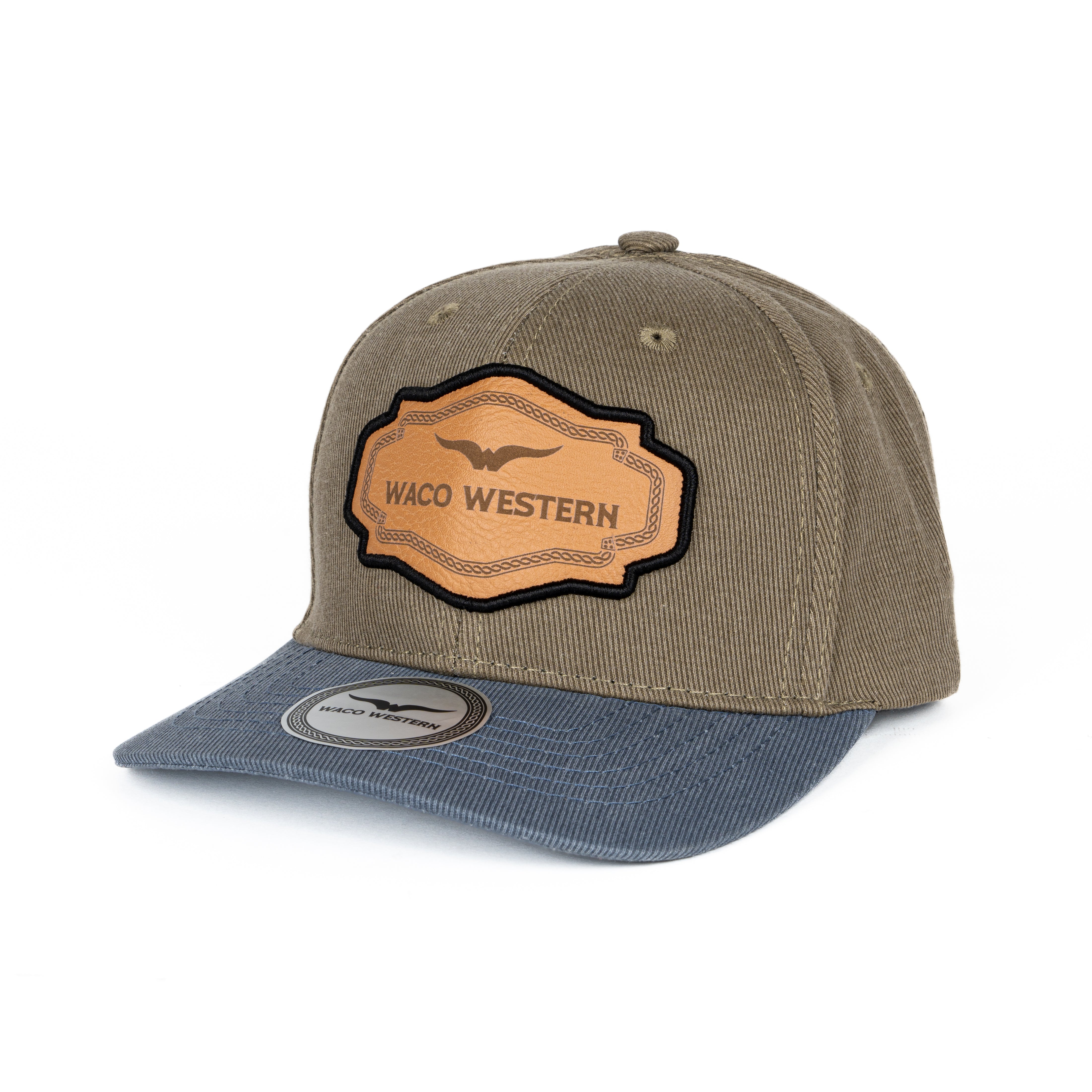 Gorra Waco Western Fort Worth Verde Mezclilla