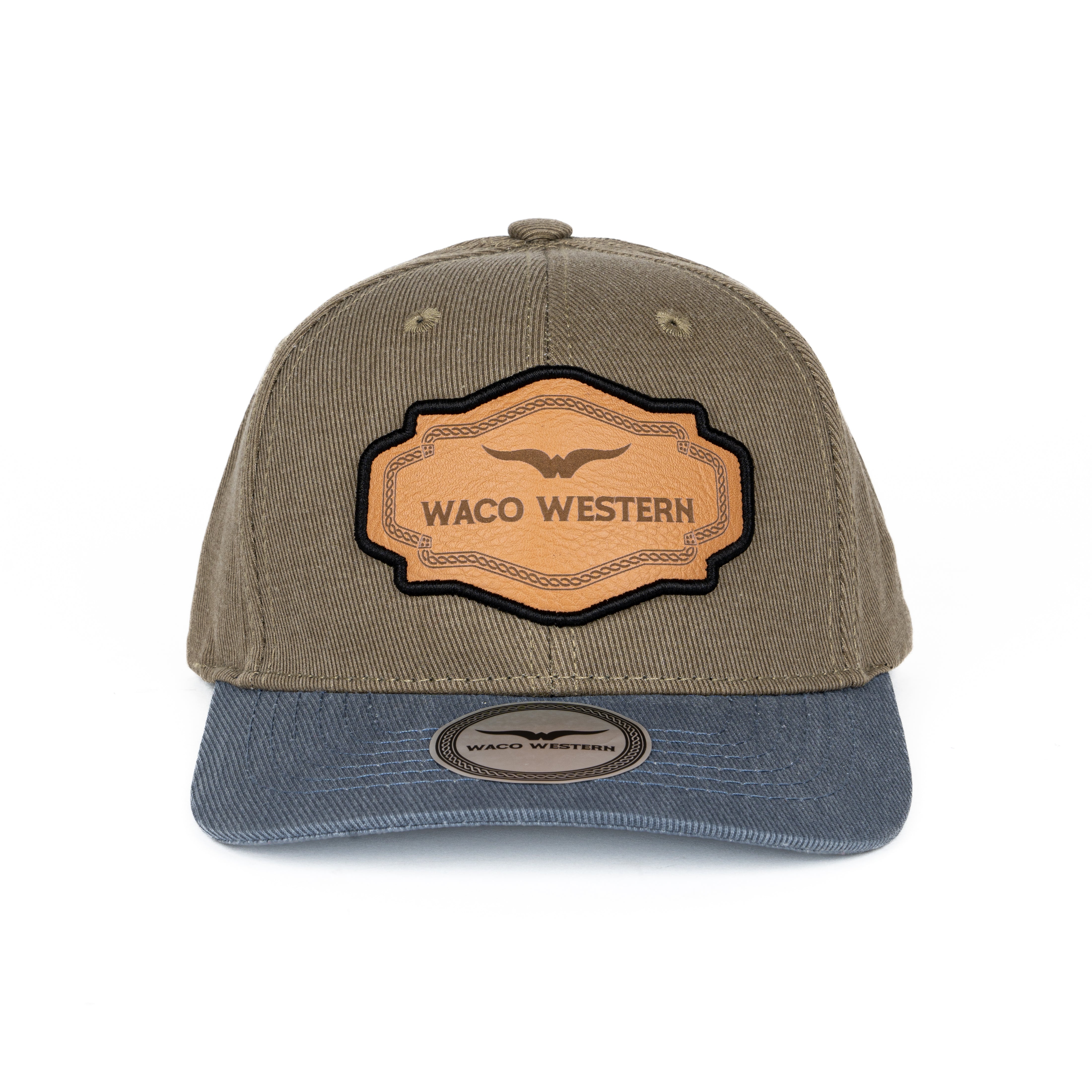 Gorra Waco Western Fort Worth Verde Mezclilla