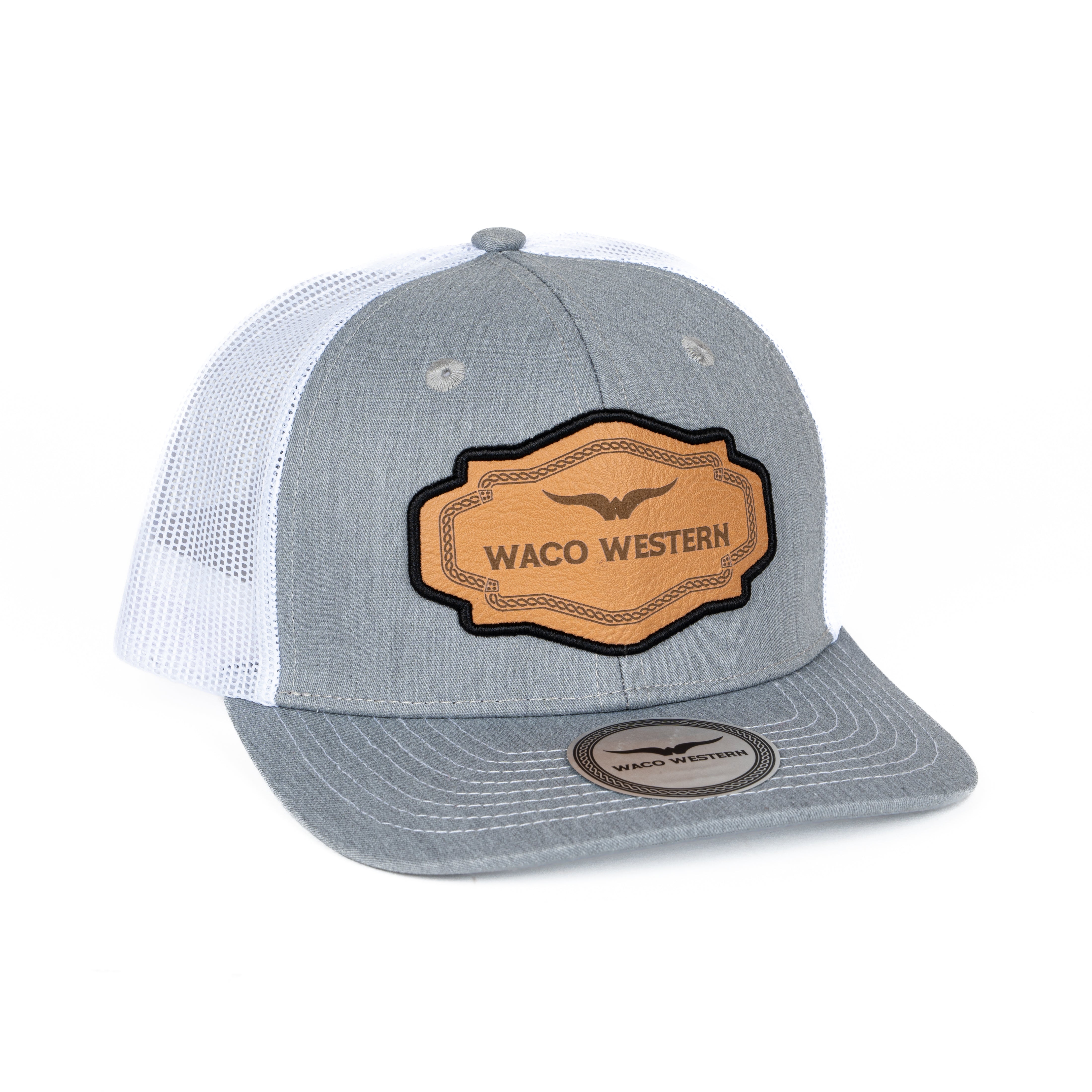 Gorra Waco Western Fort Worth Gris Oxford